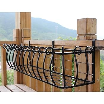 Amazon.co.jp: [GZGZ] フラワーボックス 花台 窓 アイアン